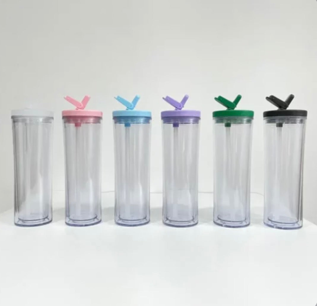 20oz Flip Lid Acrylic Cup